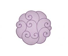 Bellanda 3077â30Â Sets de Table Rond, Polyester, Violet, 30Â x 30Â x 0,5Â cm