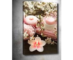 Bonamaison Peinture sur toile, multicolore, 40 x 60 cm - Conçu et fabriqué en Turquie