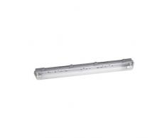 LEDVANCE Submarine LED | Réglette étanche 60cm | Gris | Culot G13 | 8 Watts - 720 Lumens | Blanc Froid 4000K | Etanche IP65