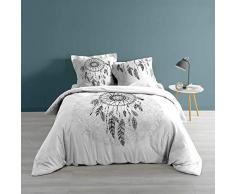 douceur dintérieur parure 3 pièces 240x220 cm ista blanc