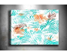 Bonamaison Peinture sur toile, multicolore, 50 x 70 cm - Conçu et fabriqué en Turquie