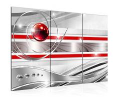 Tableau decoration murale Abstrait 120 x 80 cm - XXL Impression sur Toile Salon Appartment 3 Parties - prÃªt Ã accrocher - 108231a