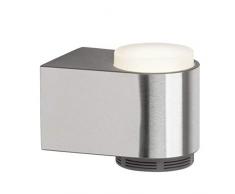 Brilliant G94403/13 Music Applique Musique avec Haut-Parleur Bluetooth LED, Métal/Plastique, Intégré, 3 W, Chrome/Blanc