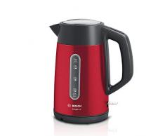Bosch DesignLine Bouilloire 1,7 l Façade brillante. rouge