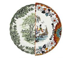 SELETTI Assiette en Porcelaine ø cm.27,5 h.2,3 Hybrid-ipazia