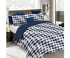 Italian Bed Linen Fantasy Parure de Couette, Microfibre, Multicolore, 1 Place et demie