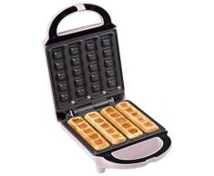 Bestron, Gaufrier Pour Gaufres Rectangulaires, Design RÃ©tro, 460 Watt, Sweet Dreams, Rose