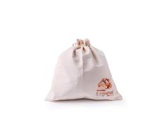 Excelsa Sac en Coton pour Conserver Le Pain, Couleur crème, 43 x 45 x 0,5 cm