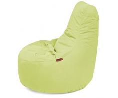 Outbag Slope XS Dextérieur Pouf, Citron Vert, 60 x 40 cm