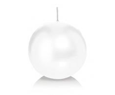 Wiedemann Bougies Bougies Cire Blanc 8 x 8 cm 6 unitÃ©s