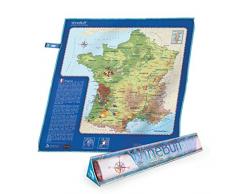 SOIREE HOME soireehome Chiffon Nettoyage Verres de vin Design France, Tissu, Rouge, 50Â x 50Â x 3Â cm