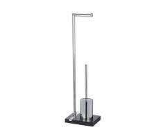 Wenko 20460100 Noble Support Brosse WC Noir