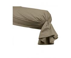 Sensei La Maison du Coton Taie de Traversin Percale Unie Easy Care 80 Fils/cmÂ² Sensei Soft