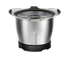 Moulinex Mini Bol de Cuisson XF38AE10 Accessoire Companion Officiel Capacité 1,4L Bain-Marie Cuve Lame Hacher Compatible avec Tous les Robots Cuisine Companion