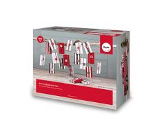 Rayher 38046288 Kit créatif Calendrier de lavent, matériaux divers, multicolore