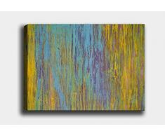 Bonamaison Peinture sur toile, multicolore, 70 x 100 cm - Conçu et fabriqué en Turquie