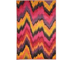 benuta Liguria Multicolor 120x180 cm | Moderner Teppich fÃ¼r Wohn-und Schlafzimmer Tapis de Protection, Fibres synthÃ©tiques, Multicolore, 120 x 180 cm