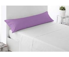 Miracle Home Housse de coussin douce et confortable en coton 50 % polyester Mauve 90 cm