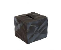 Essey Boîte à mouchoirs Desgin Wipy Cube I - Blanc Moderne 13x13x13 cm Noir