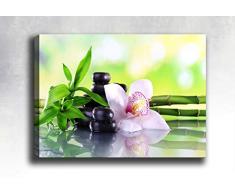 Bonamaison Peinture sur toile, multicolore, 50 x 70 cm - Conçu et fabriqué en Turquie