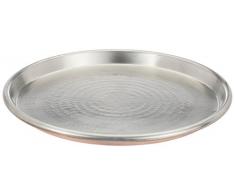 Vigor Blinky 94080-45 Plat Ã Four Rond en cuivre Ã©tamÃ© Bord 3Â cm DiamÃ¨tre 45Â cm