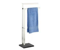 Wenko 18447100 Porte Serviettes à Poser 2 Bras Fixes Slate Rock