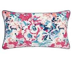 Joules Cottage Coussin de Jardin Ã Rayures 100% Coton Lin Multicolore 50 x 30 cm