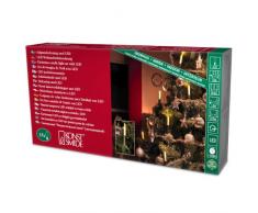 Konstsmide 1120-010 Guirlande de Sapin Ã Ampoule Bougie + 15 LED Blanc Chaud 230 V