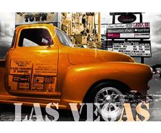 Papier Peint poster panoramique PICK UP 4 x 2,70 m | Déco et photo murale XXL Qualité HD Scenolia