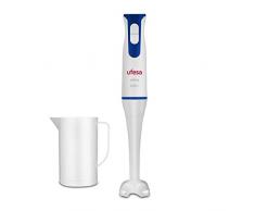 UFESA BP4550 Activa Mixeur Plongeant Plastique, Blanc/Bleu 600W