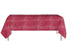 Soleil docre Nappe Toile cirée Rectangle 160x240 cm BURNY Rouge, PVC