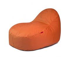 Outbag Slope XL Dextérieur Pouf, Polyester, Orange, 140 x 115 cm