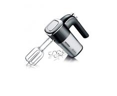 SEVERIN Batteur Ãlectrique avec Câble Spiralé, env. 400 W, HM 3822, Inox/Noir