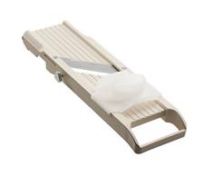 Benriner 64W Mandoline coupe-légumes, plastique ABS, Blanc