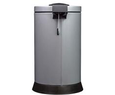Poubelle Ã PÃ©dale, 20 L, Gris MÃ©tal