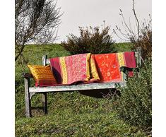 Bassetti MONTEFANO Plaid Coton Vert 135 x 190