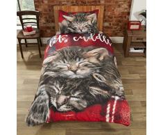 Rapport Parure de lit pour Chat cÃ¢lin, Multicolore, Simple