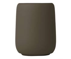 Blomus Sono Verre à Dents Céramique Silicone Tarmac H 11 cm à 8,5 cm V 0,3 L