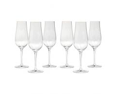 Schott Zwiesel 118255 Verre à Champagne, Verre, Transparent, 6 unités