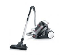 Severin MY 7114 Aspirateur Multicyclone Sans Sac (Buse Pour Parquet Incluse et Set dAccessoires, S´POWER nonstopXL) Noir