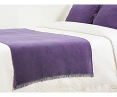MI CASA Plaid Chenille 80 x 190 Violet
