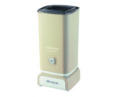 Ariete Cappuccinatore Vintage 2878 Mousseur à Lait pour Cappuccino, Chocolat Chaud et Froid, Infusions Lyophilisées, 500 Watts, Couleur Beige Pastel