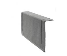 De Witte Lietaer 171139 Contessa Luxe Tapis de Bain Rectangulaire Coton Gris 60 x 100 cm