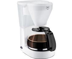 Melitta CafetiÃ¨re Ã Filtre avec Verseuse en Verre, Easy, Blanc, 1010-01