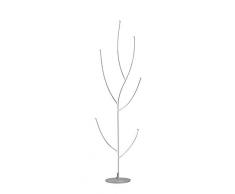 WOFI 3498.01.64.6000 Lampadaire, MÃ©tal, Integriert, 23 W, Silber, 18 x 47 x 131.5 cm