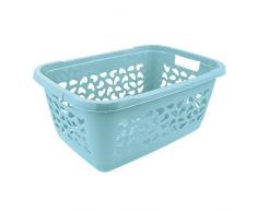 keeeper Panier Ã Linge, Design AjourÃ©, 52 l, Jost, Bleu Clair