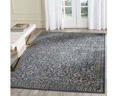 Safavieh Tapis dinspiration Vintage, Tissé Fibre de Viscose douce Tapis en Bleu / Gris Clair, 120 X 180 cm