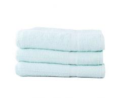 Westward Ho! Drap de Bain en Coton (3 Pack, 390GSM), PeignÃ©, Aqua, 100x140 cm