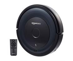 Amazonbasics Robot aspirateur, design fin, 18Â W (800Â PA) avec 4 modes de nettoyage, capteur de protection anti-collision et anti-chute, chargement automatique, capacitÃ© de 0,35Â L