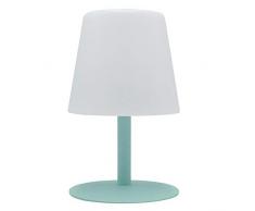 Lampe de table sans fil pied en acier vert menthe LED blanc chaud/blanc dimmable STANDY MINI Mint H25cm